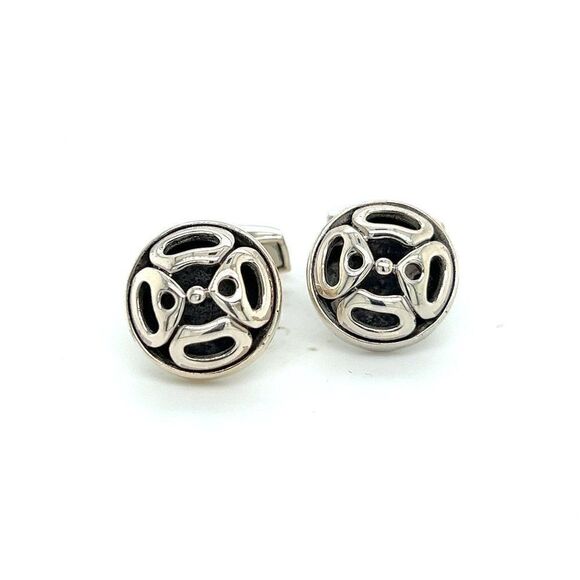 John Hardy Other - John Hardy Estate Mens Cufflinks Silver JH52